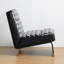 Fauteuil noir moderne Modern Light Luxury