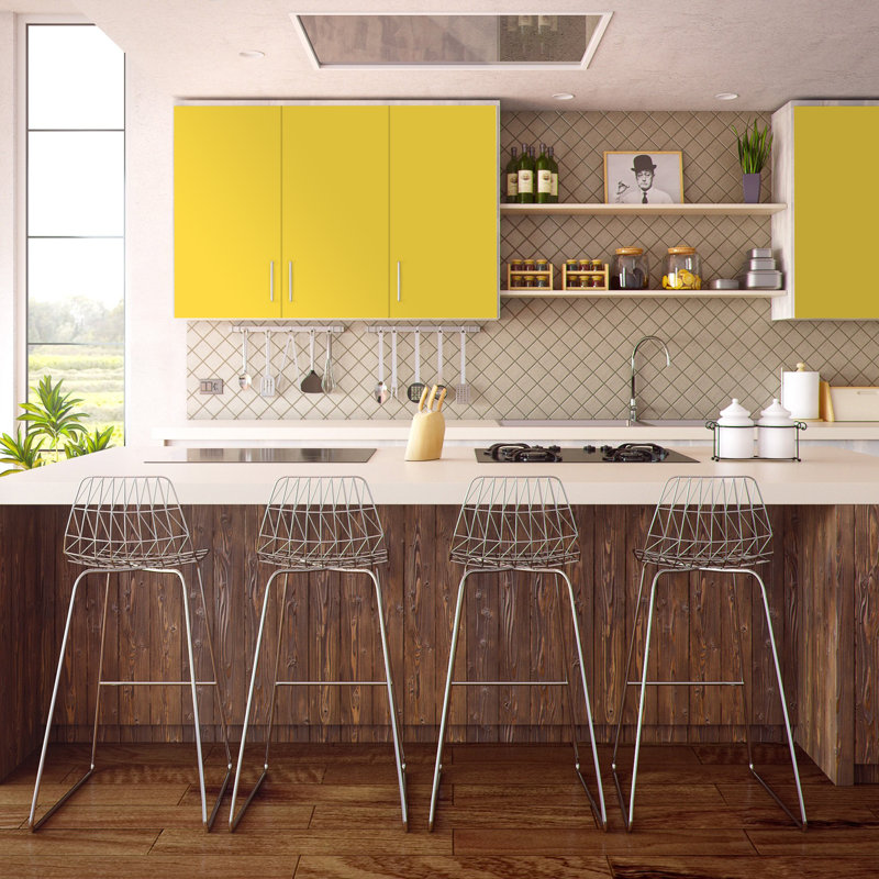 Creative Covering Adhesive Solid Colour Shelf Liner, Yellow