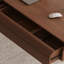 Bureau moderne en noyer minimaliste-320084595