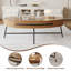 Table basse ovale avec tiroir Mid-Century-665668671