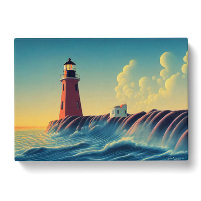 Lighthouse Seascape Vol.5 - Wrapped Canvas