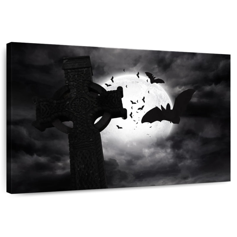 Hitzel Graveyard Bats, 16" H x 24" W