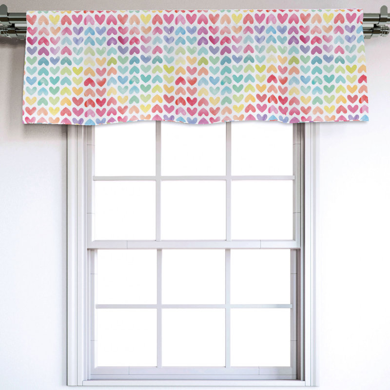 Sateen Ruffled Window Valance