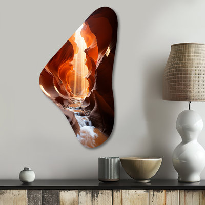 Marlou - Canyon Boomerang Shape Asymmetric Metal Wall Art