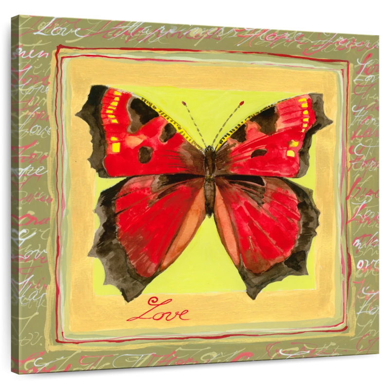 Brampt Virtue Butterfly I, 39" H x 39" W