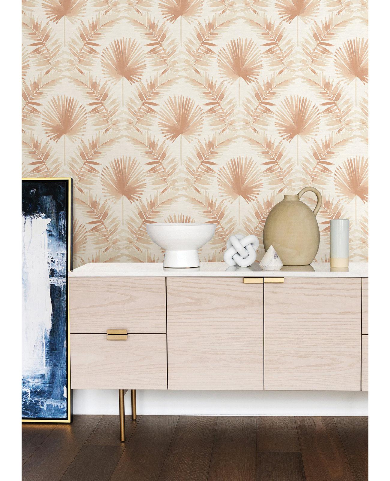 Dorinda Botanical Wallpaper, Red