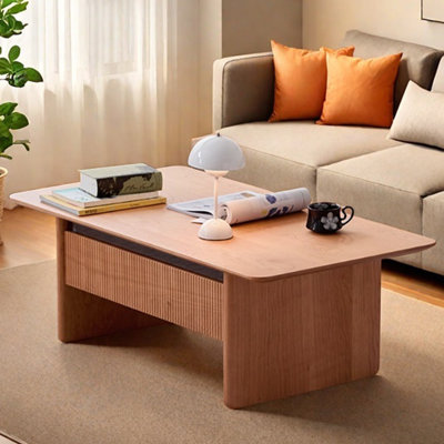 Table basse de style japonais en bois massif