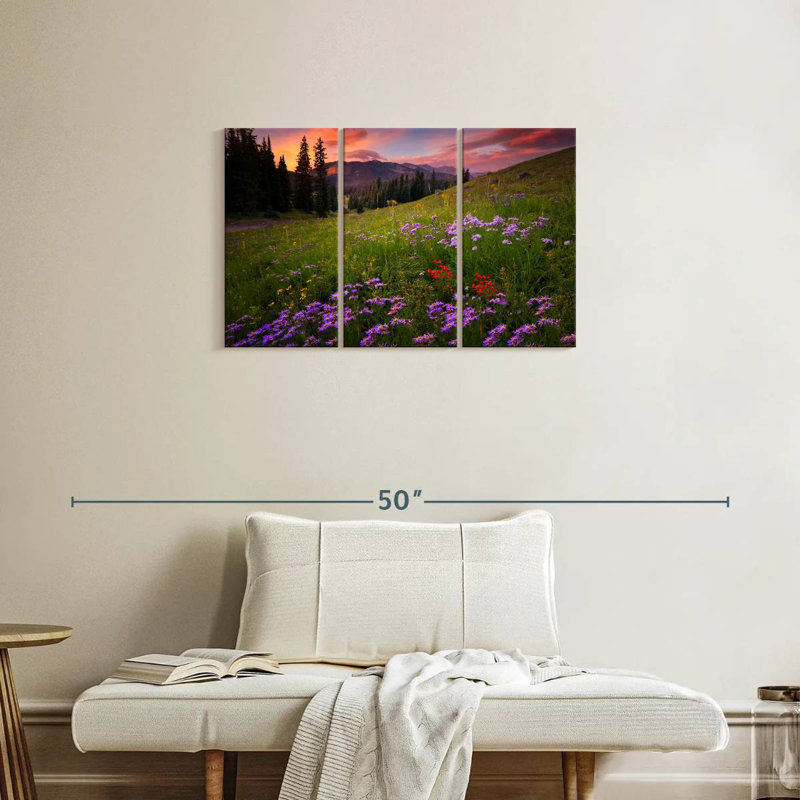 Alvord Rocky Mountains Wildflowers, H 20 po x l 33 po