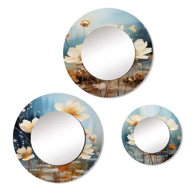 Miroir mural en aluminium Eliseu