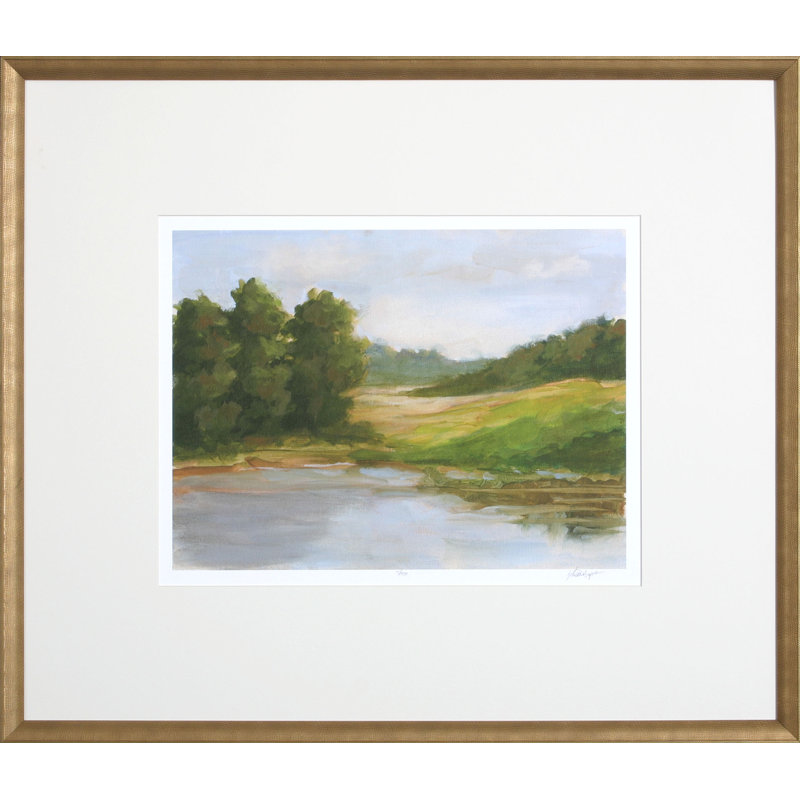 « spring light iv », reproduction d’art encadrée