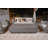 Savanah 72" Travertine Propane Fire Pit Table with Wind Guard, Burner Lid, & Tank Cover-1158663788