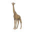 Figurine girafe Norie, sculpture texturée cuivre polyrésine 16 pouces