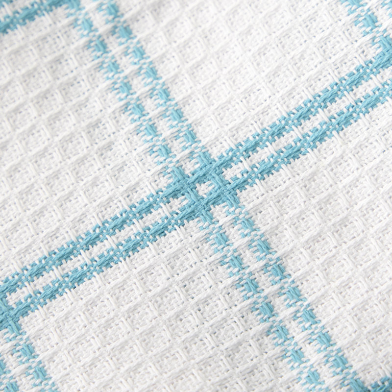 T-fal Flat Waffle Kitchen Dishcloth Set, Breeze