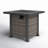 Amirea Square Propane Smokeless Fire Pit Table-815910212