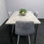 Dining Table with Hairpin Legs & 4 Velvet Chairs Set for Kitchen & Dining Room-336140938-336140936