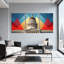 Ensemble de 3 reproductions d'art mural sur toile "Capitol State State" par cités et pays-1166673056