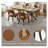 Faux Leather Upholstered Back Side Dining Chair (Set of 6)-589035969-588950993
