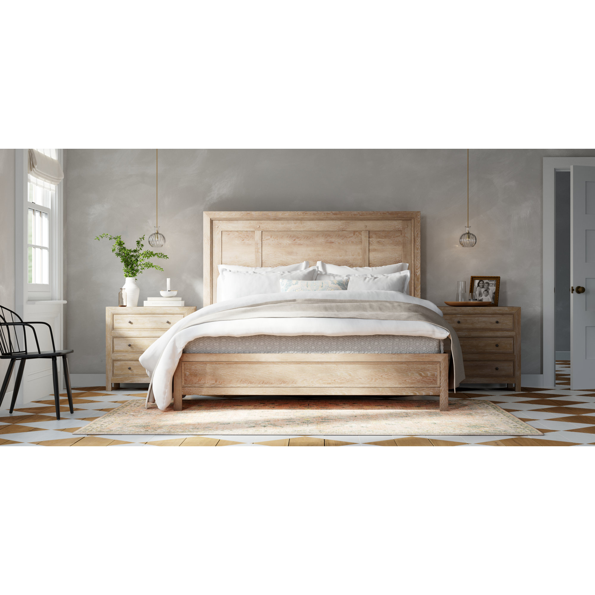 Katheryn 3 - Drawer Nightstand