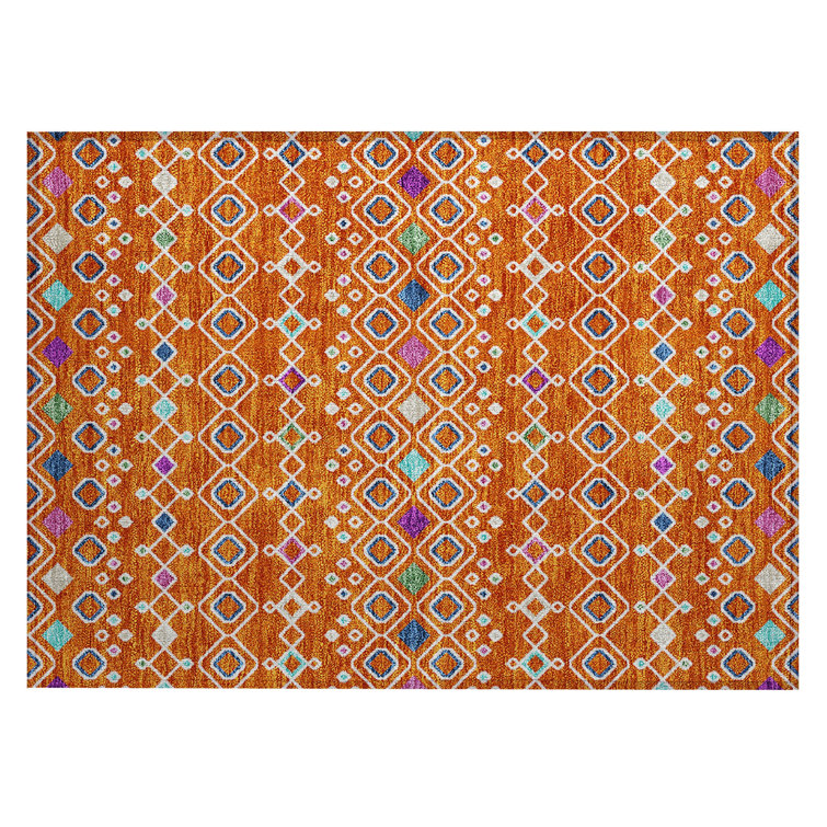 Aleighna Area Rug with Non-Slip Backing