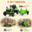 Kids Ride On Tractor with Trailor, 12V Kids Ride on Car-116438067