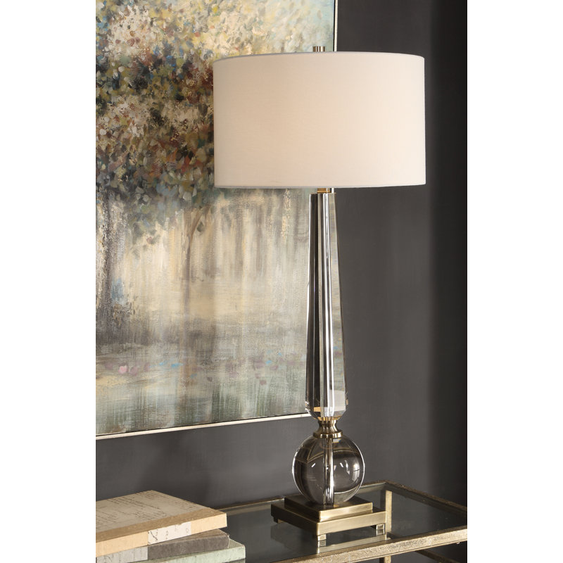 Lampe de table en cristal 38 po Macy