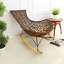 Chaise berçante moderne en rotin-105368624