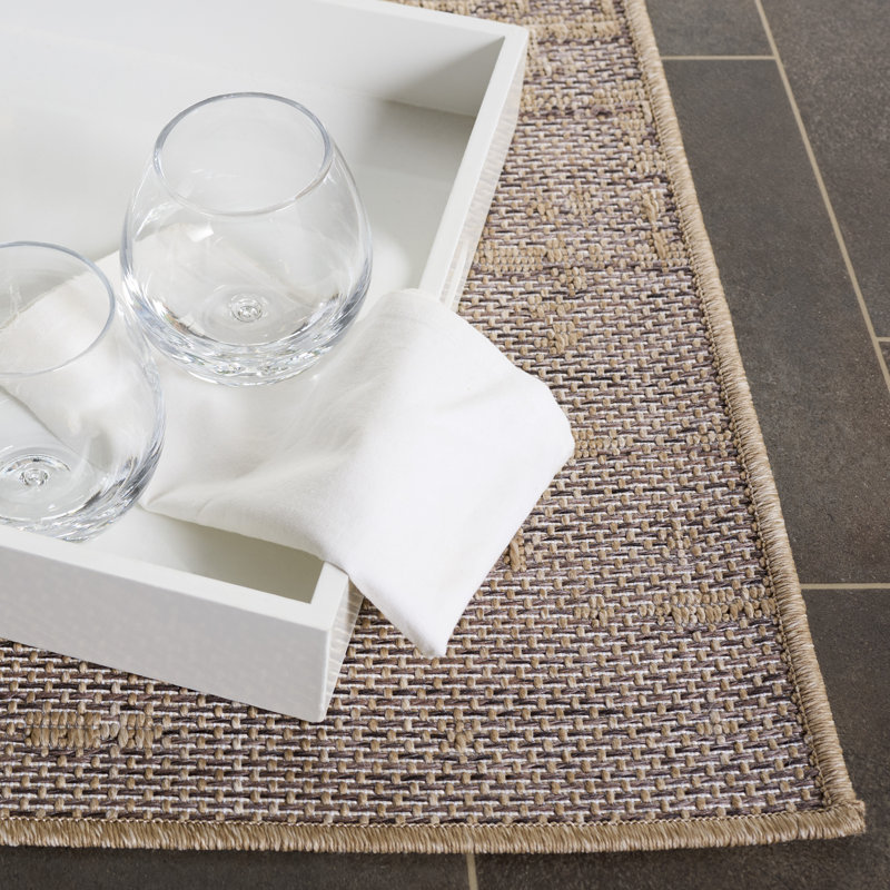 Deelynn Performance Performance Abstract Rug, Rectangle 5'3" x 7'6"