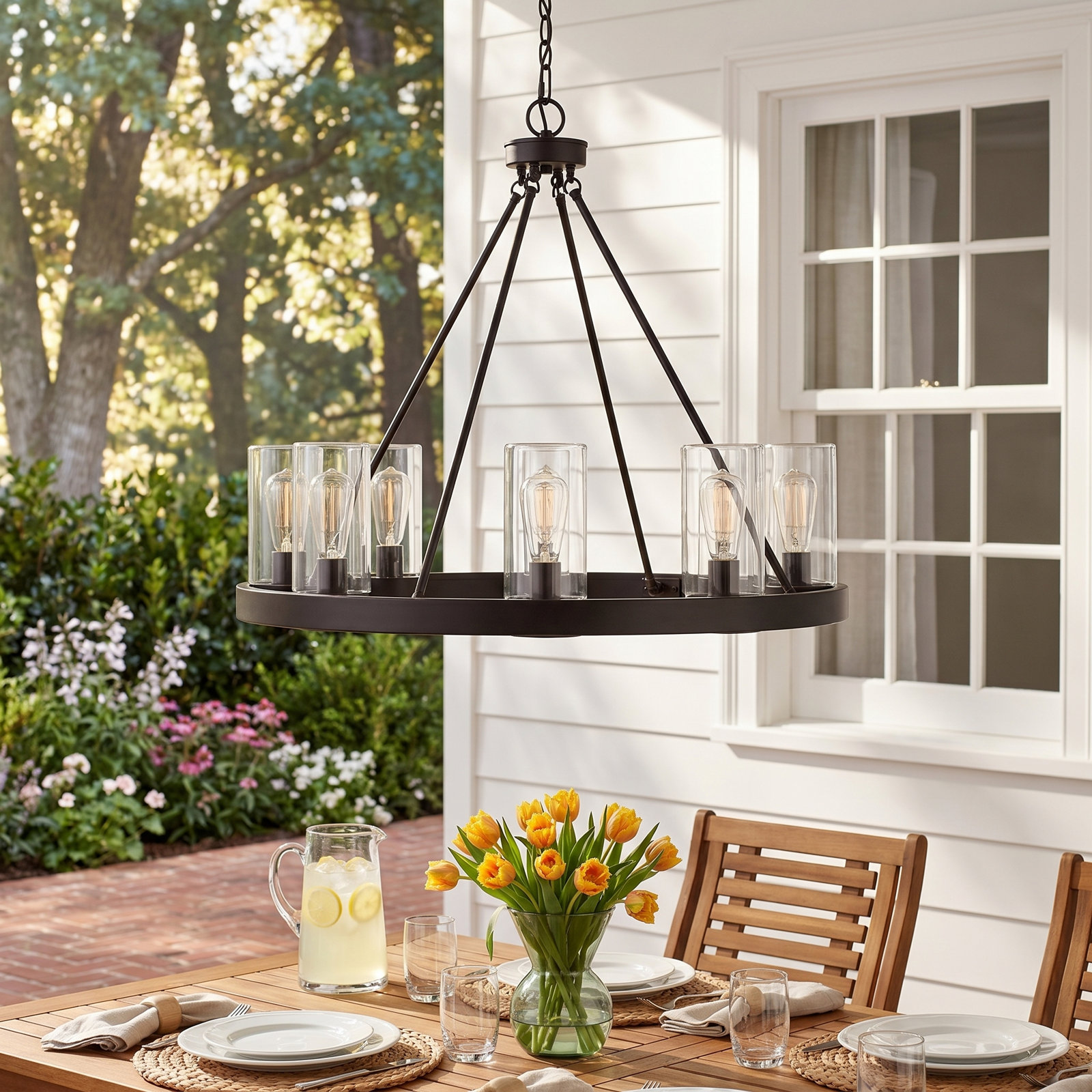 Clemons Outdoor Chandelier