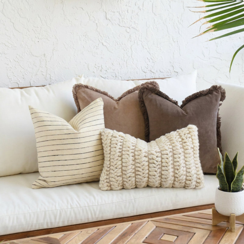 Neutral 4 Pillow Cover Set