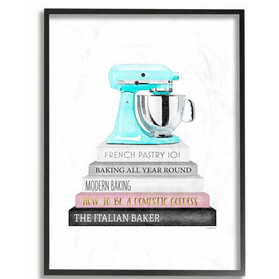 " Bookstack With Mixer " by Amanda Greenwood