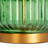 Ribbed Glass Table Lamp with Tapered Drum Shade-1559535066