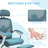 Oreste Home Office Desk Chair with Footrest, High-Back Mesh Rolling Swivel Reclining Chairs with Wheels, Comfortable Headrest, Lumbar Support, Comfy Arms for Home, Office, Gaming, Student-1805461022