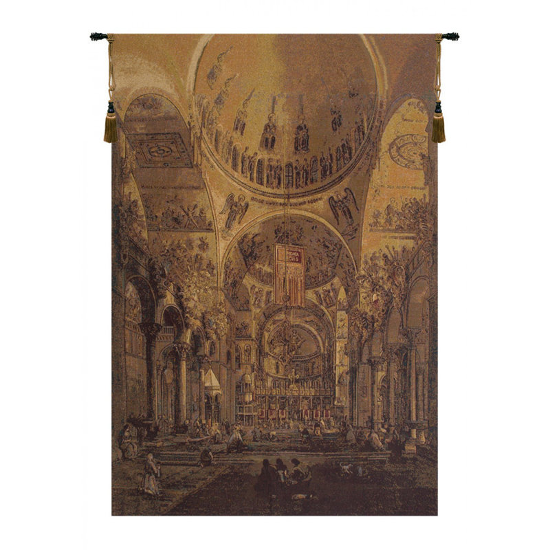 Italian Loom Woven Cotton Blend Wall Hanging
