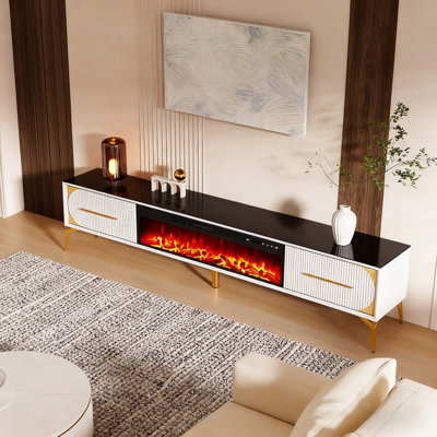 Meuble télé 78,74 po Modern Light Luxury