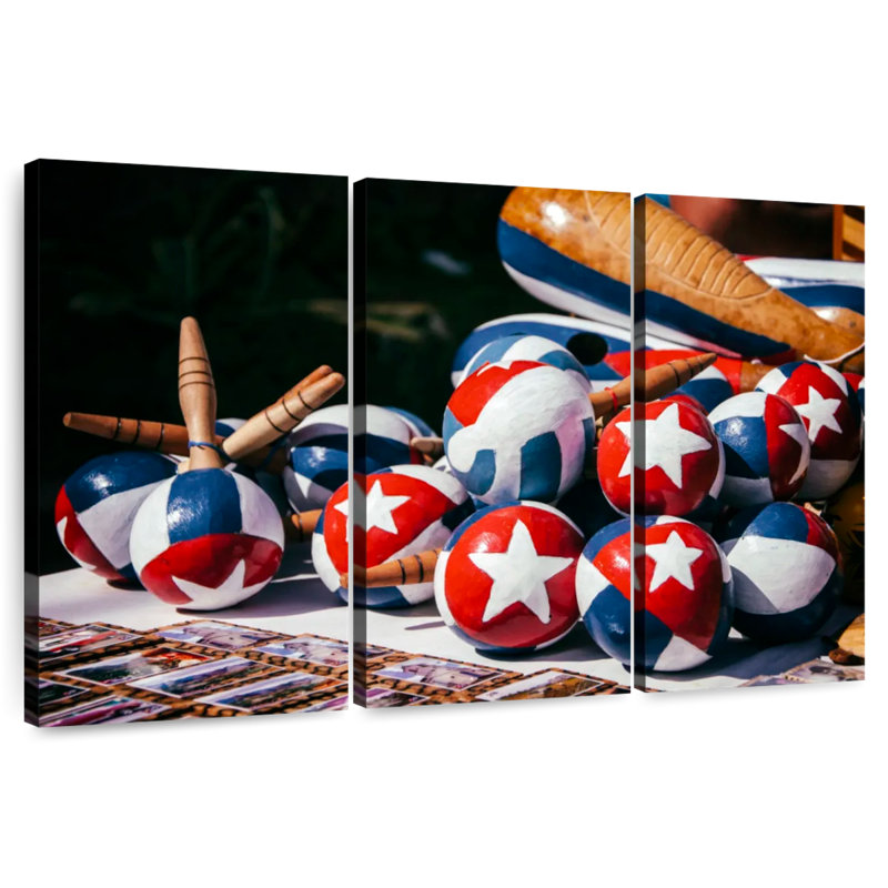 Maracas cubains, H 28 po x l 45 po