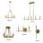 Sapello Plug & Play 6-Light Chandelier in Transitional and Modern Style-85.95 Inches Tall and 24 Inches Wide-107379172