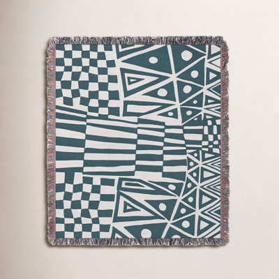 Cocodili Cotton Hand Woven Throw Blanket