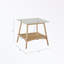 Table de bout carrée avec tablette ouverte