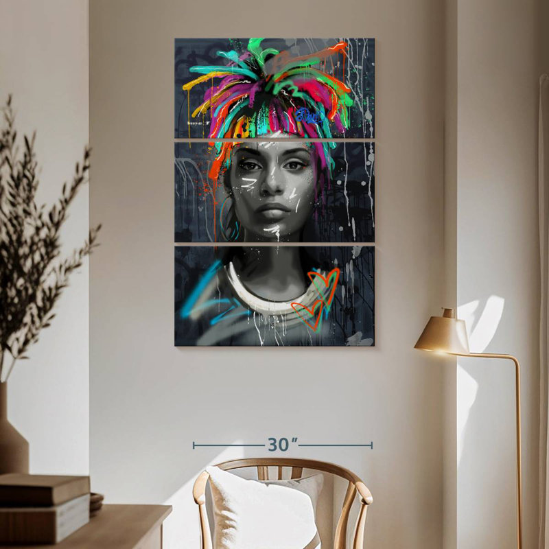 Leisha, fille africaine amusante, H 65 po x l 42 po