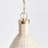Maskia 1 - Light Beige/Gold Bell Pendant