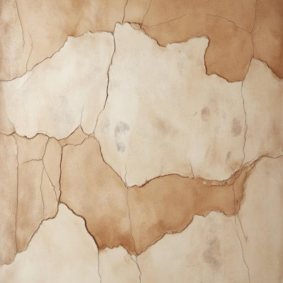 Luxury Cracked Stone Plaster Wall Mural, Neutral Beige Earth Tone Textured Wallpaper, Modern Minimalist Interior Feature Wall Decor