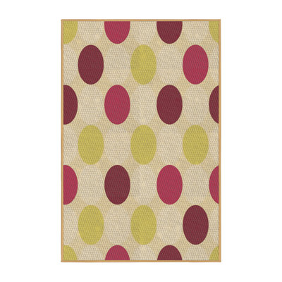 Performance Wool Polka Dots Indoor Rug