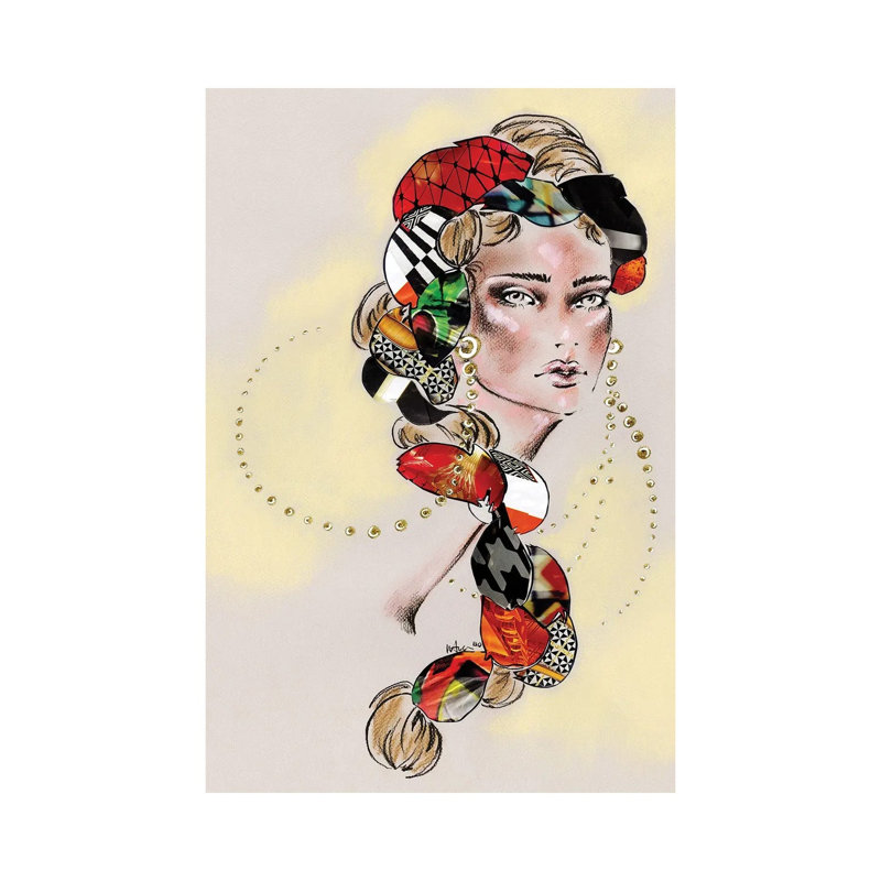 Braided - Wrapped Canvas Print, 20.32 cm H x 30.48 cm W