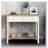 2-Drawer Console Table with Open Shelf