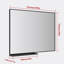 Miroir de salle de bain moderne avec étagère de rangement Miroirs muraux rectangulaires noirs pour salle de bain-329386150