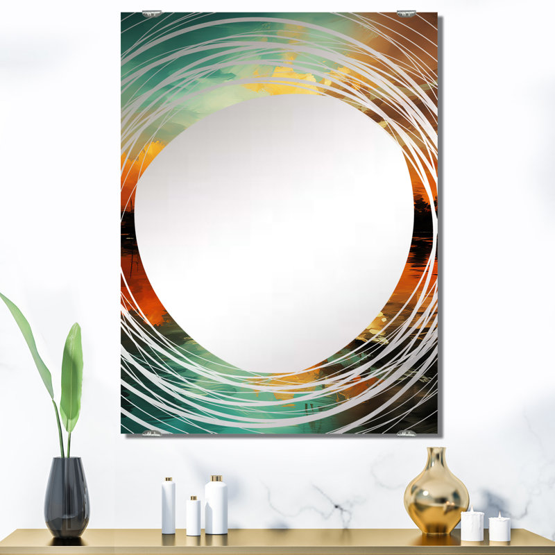Mielack - Miroir mural Coastal Sunset MIR132989, 40 po x 30 po