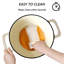 6 pte Faitout rond en fonte en blanc avec couvercle-114795881-114795880