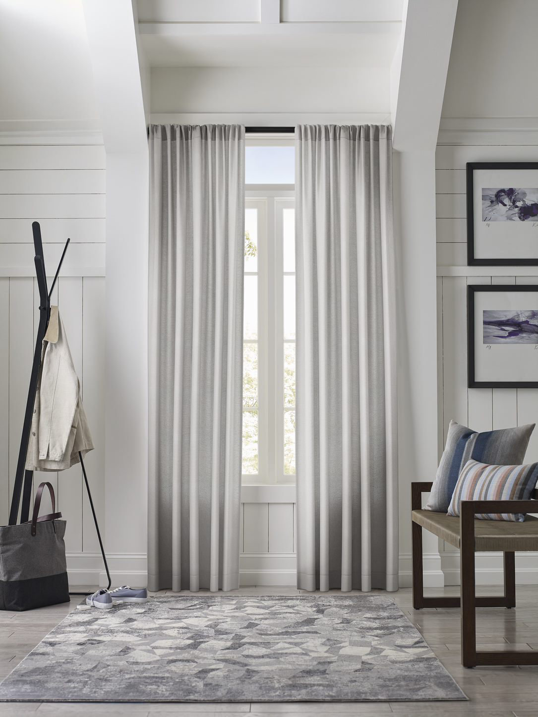 Solano Semi-Sheer Linen Curtain & Reviews