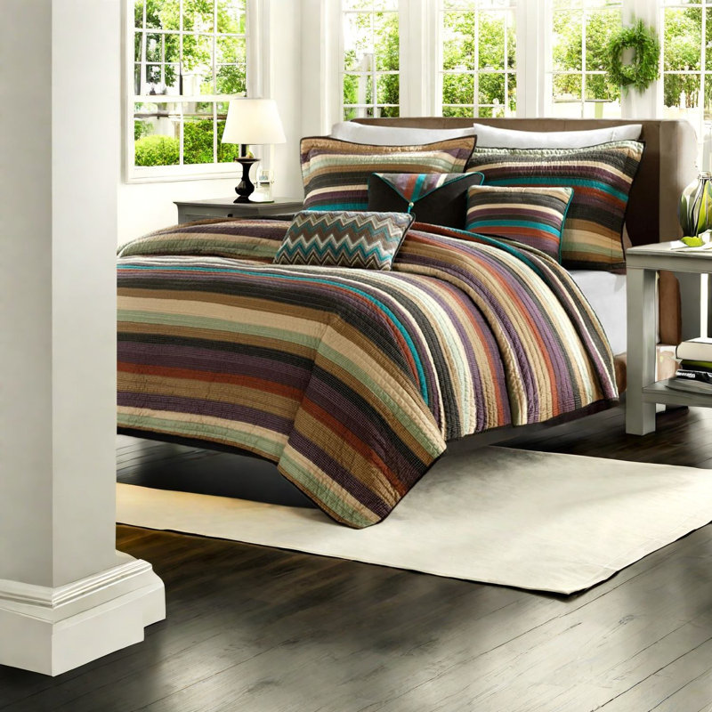 Reversible Bedding Sets, Microfiber Full Queen Rustic Farmhouse Home