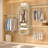 Seward  62-96 Inch Hanging Closet System With Hanging Rod (Can Be Cut to Fit)-1918371394